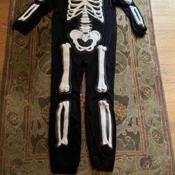 Skeleton Kids Halloween Costume.  Kids Size 8-10