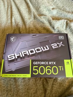 NVIDIA RTX 5060 Ti 16 GB MSI Shadow 2x