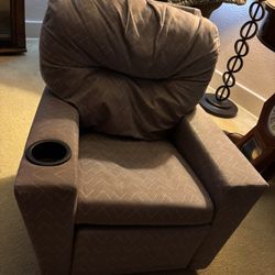 Gray Toddler Recliner Chair