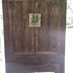 Antique 19th Century Chinese Wedding Armoir/Cabinet  