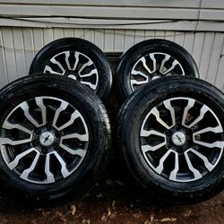 18" OEM Chevy Rims With Tires 