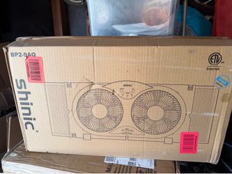 Shinic Twin Window Fan with remote