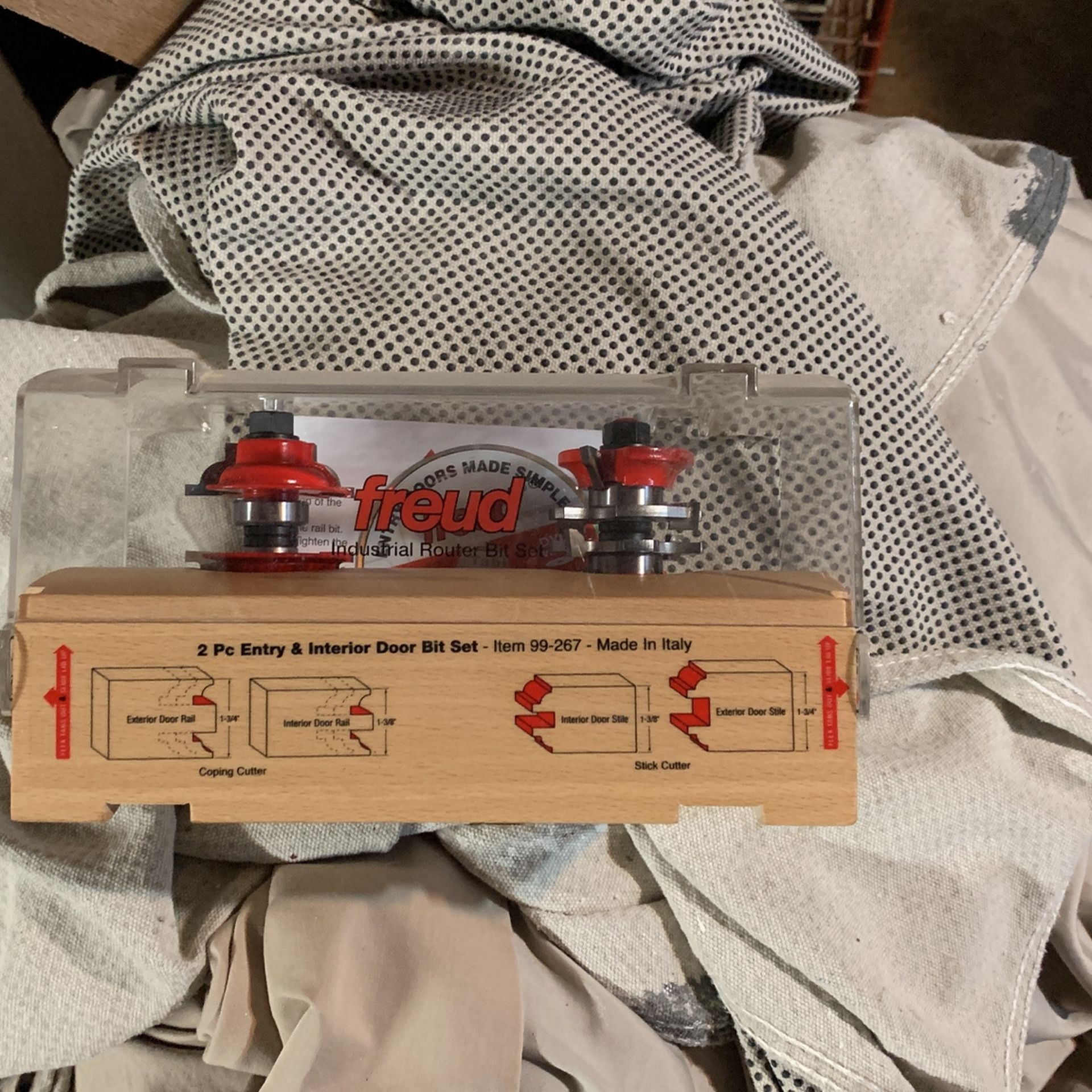 Freud Style And Rail Router Set New