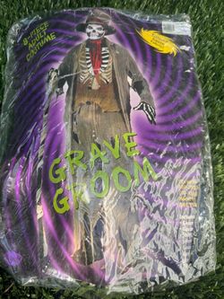 Grave Groom 8 Piece Halloween Adult Costume