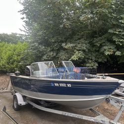 2007 Lund With 2017 Mercury 115hp Four Stroke Less Than 120 Hours