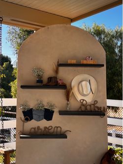 Wood Party Backdrop