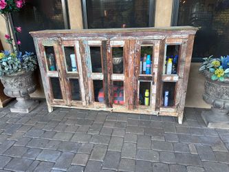Distressed cabinet