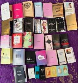 34 cologne samples for $80