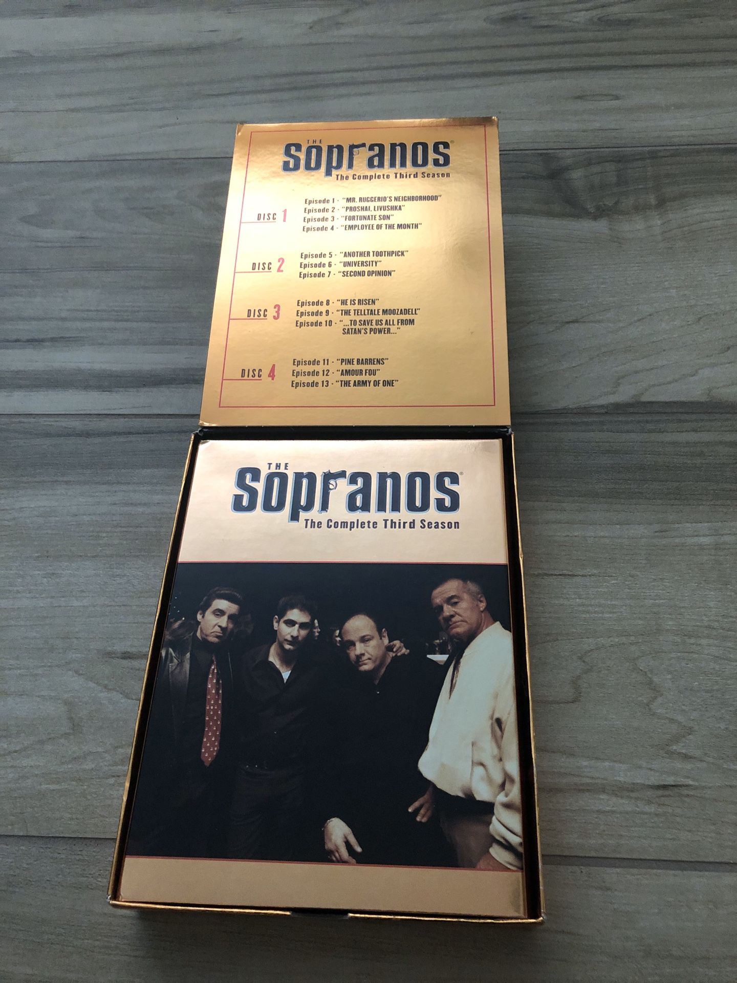 The Sopranos Complete Third Season DVD set