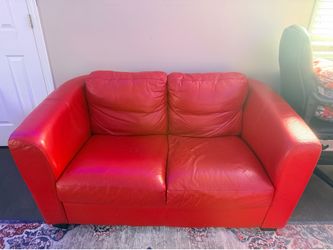 Leather sofa set