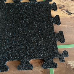 Weight Room Rubber Tiles