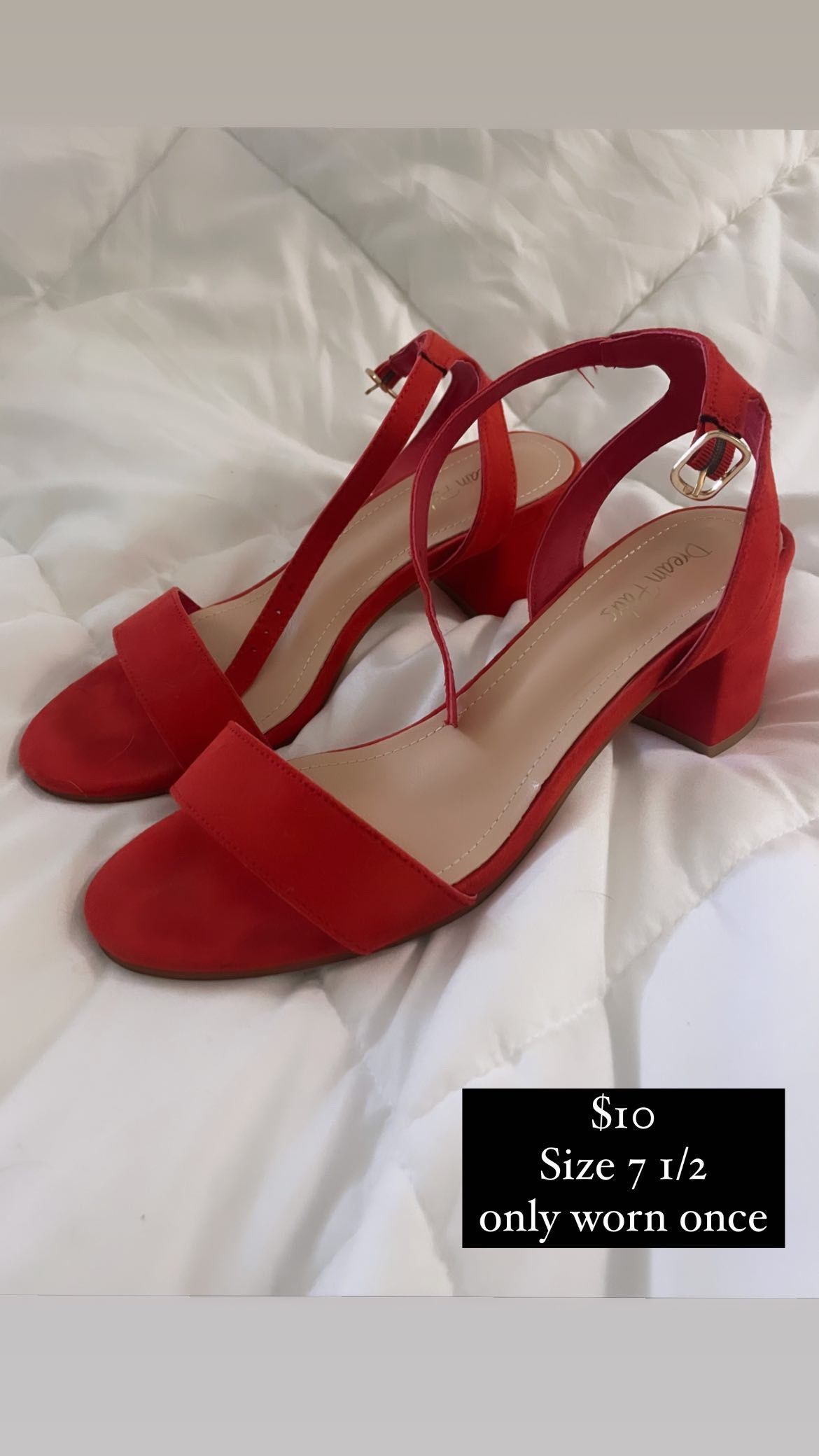Red Heels - Only Worn Once
