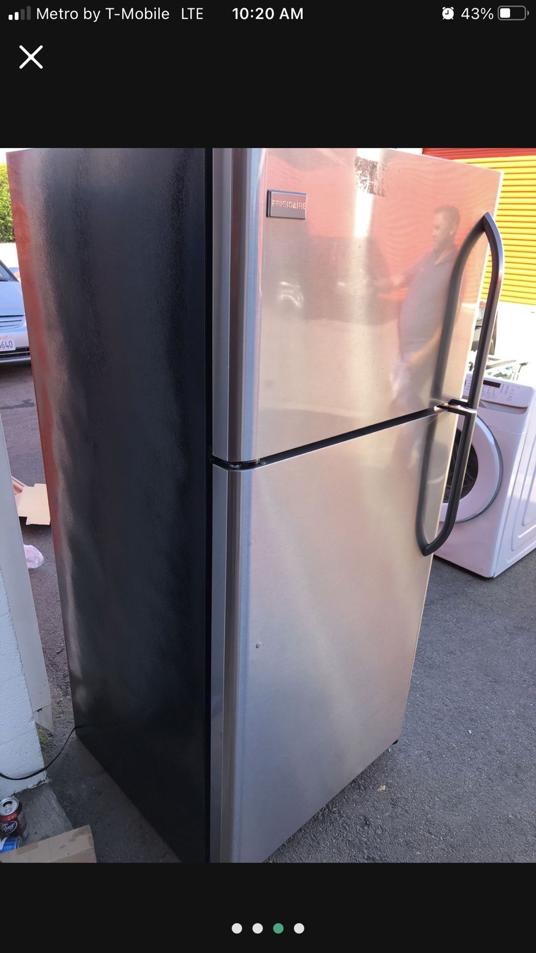 Frigidaire Stainless Steel Top Freezer 