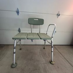 Shower Bench with Backrest