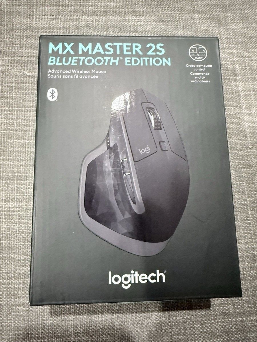 Logitech MX Master 2S Bluetooth Edition Advanced Wireless Mouse Black (contact info removed)65