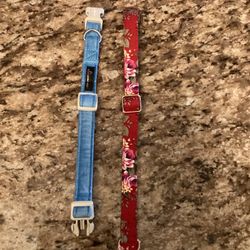 Two Brand New Dog Collars That Adjust Up To 18 Inches