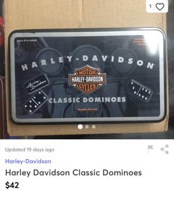 Harley Davidson classic domino game