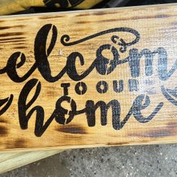 Handcrafted Wooden Signs 