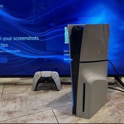 Ps5 Slim Disc 1TB With Controller & Cables