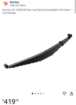 Dorman 43-1085SHD Rear Leaf Spring | Heavy Duty | Fits Select Ford Models | Pickup