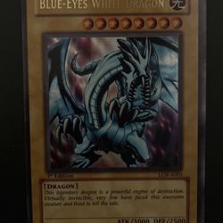 Yugioh Blue-Eyes White Dragon 1st ed LOB