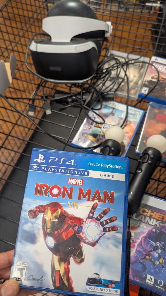 Vr Headset And VR Games And PS5 Games