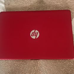 Red Hp Laptop