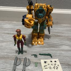 EXO-SQUAD RITA TORRES FIELD SERGEANT E-FRAME 1994 PLAYMATES COMPLETE