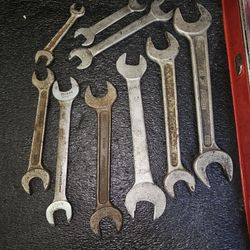 9 PC SAE Open End Wrench 