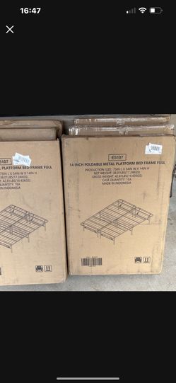 14 Inch Bed Frames- FULL SIZE FOLDABLE