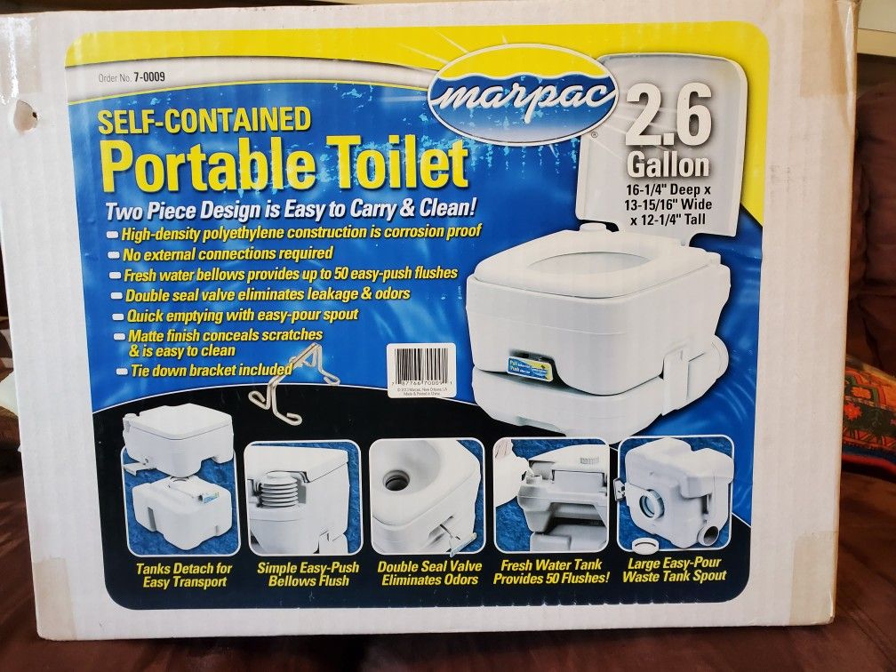 Marpac 2.6 Galon Portable Toilet