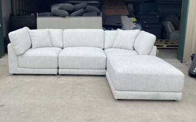 4 PIECE FABRIC MODULAR SECTIONAL 