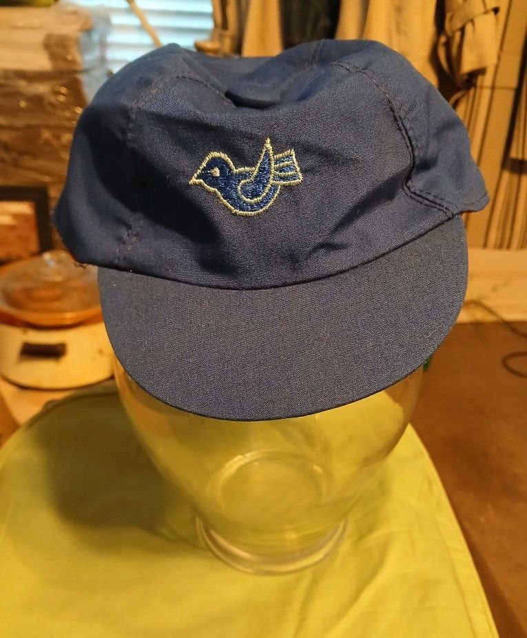 Vintage 1960's Blue Birds Camp Fire Girls Cap