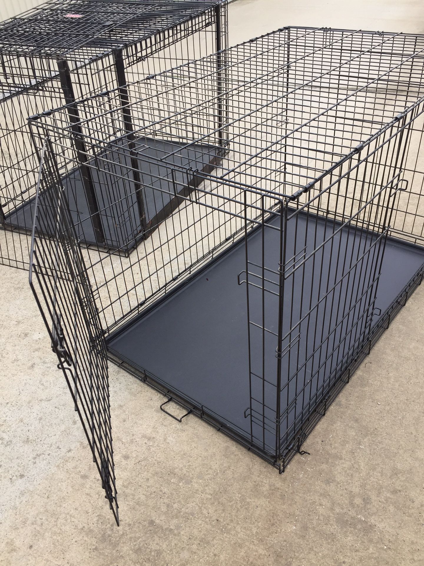 Only 1 Ex-Large, 2-door Dog Crate remaining!