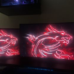 Msi (gc24) And (g27c4x) Gaming Monitors