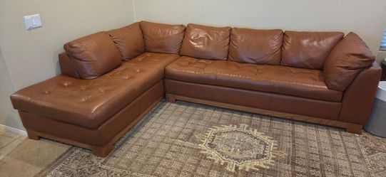 Leather couch