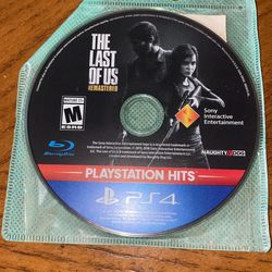 PS4 game the last of us remastered