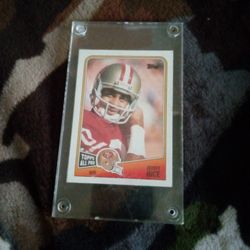 1988 Autograph JERRY RICE Topps All Pro