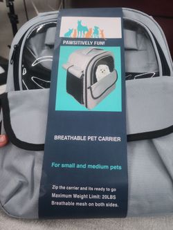 Breathable pet carrier