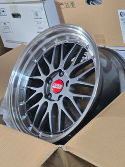 18x9.0 NEW BBS LM REPS WHEELS/RIMS. VORS VR8. 5X114.3