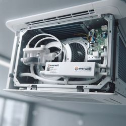 Everwell Mute Box Condensate Pump, Ultra-Quiet <19 dB(A), 20 L/hr Flow Rate, 115/220-240V 1Ph 50/60Hz, Supports Up to 68,000 BTU/h, IPX5 Rated (CP-MBP