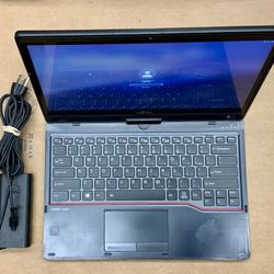 Fujitsu Lifebook T938 2 In 1 Touchscreen Display Laptop Tablet E-reader Notebook PC Computer 8GB RAM 256GB Storage Memory Linux Zorin Op System