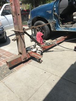 Car Frame Pulled