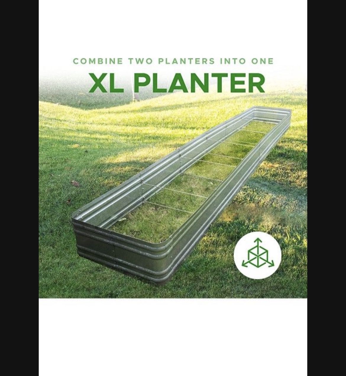 Galvanized Steel Planter Box