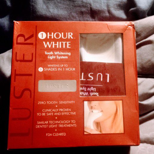 Luster 1 HOUR WHITE Tooth Whitening System (NIB)