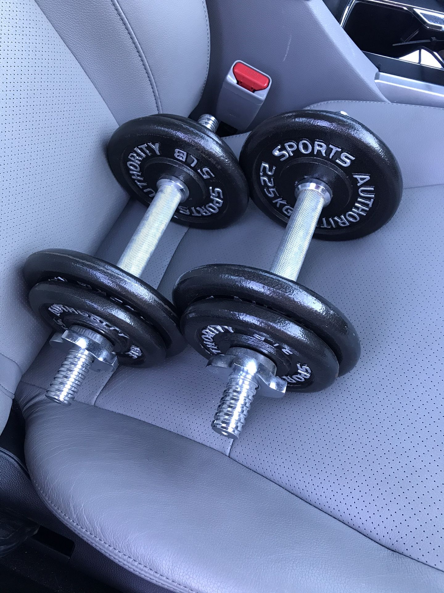 PENDING** 15 LB Dumbbell Set - Beautiful Condition