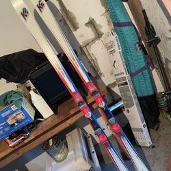 K2 Four Skis With Marker Bindings
