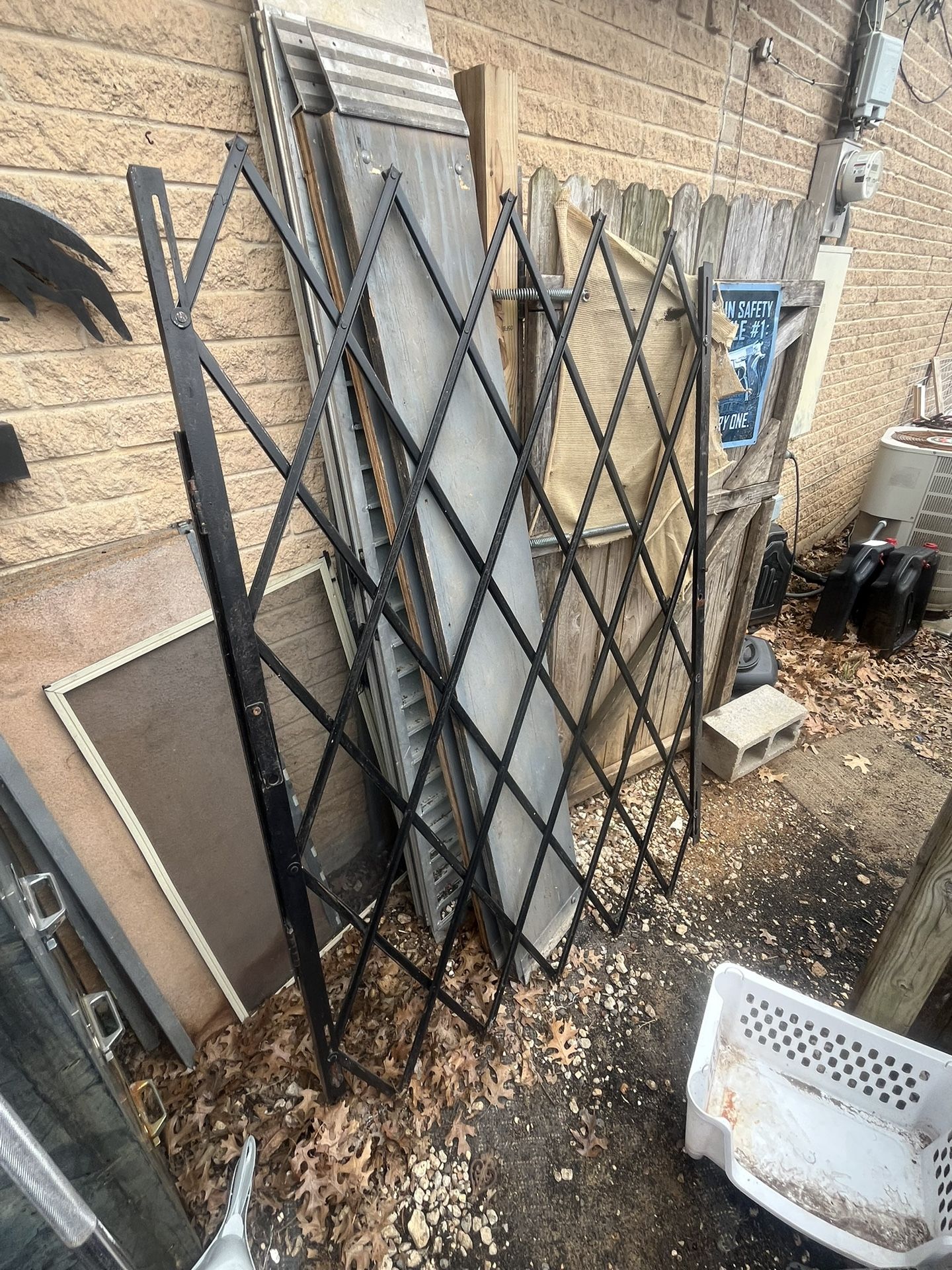 Security Gate 4’ Wide 6’ Tall