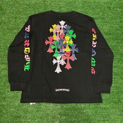 Men’s Chrome heart multi colored long sleeve