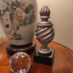 Art Nouveau Torch and Flame